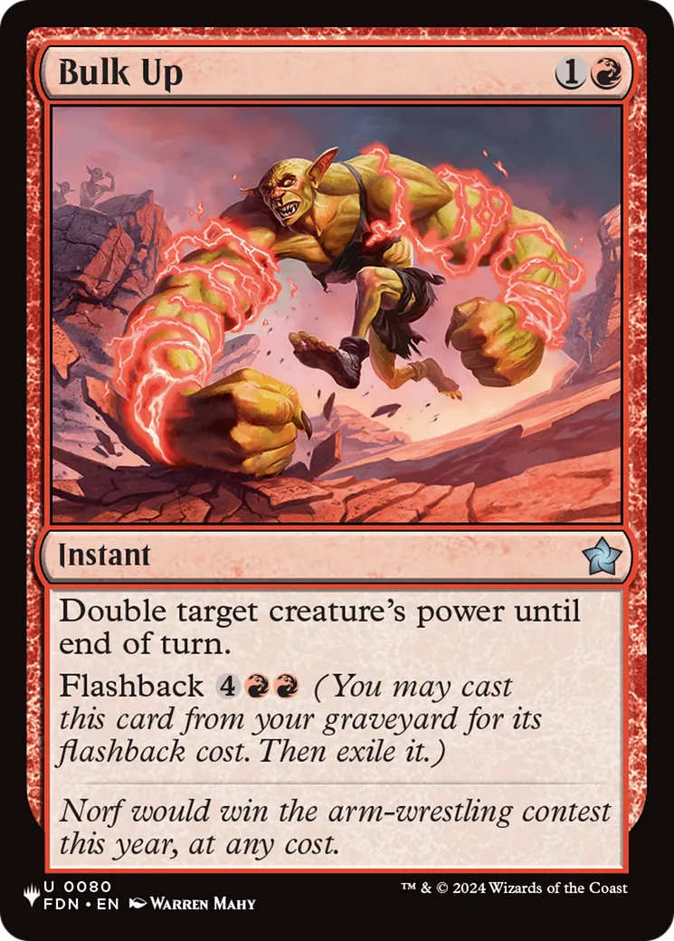 Musculation — The List — Magic: The Gathering