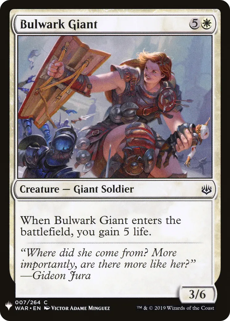 Bulwark Giant — The List — Magic: The Gathering
