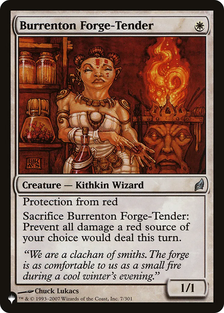 Veilleuse de la forge de Burrenton — The List — Magic: The Gathering