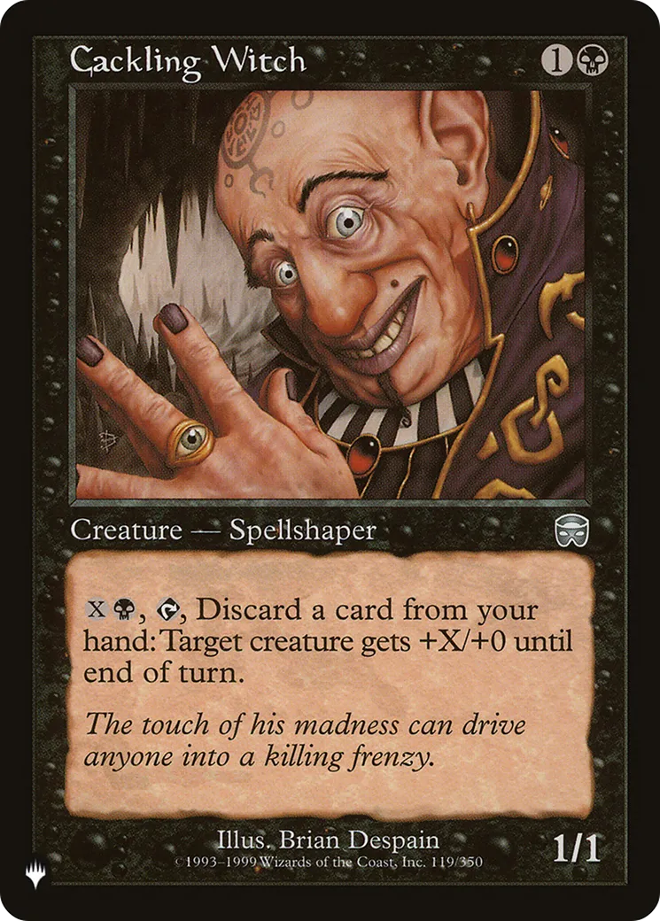 Cackling Witch — The List — Magic: The Gathering