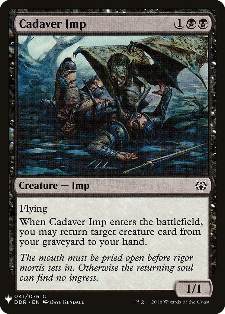 Diablotin des cadavres — The List — Magic: The Gathering