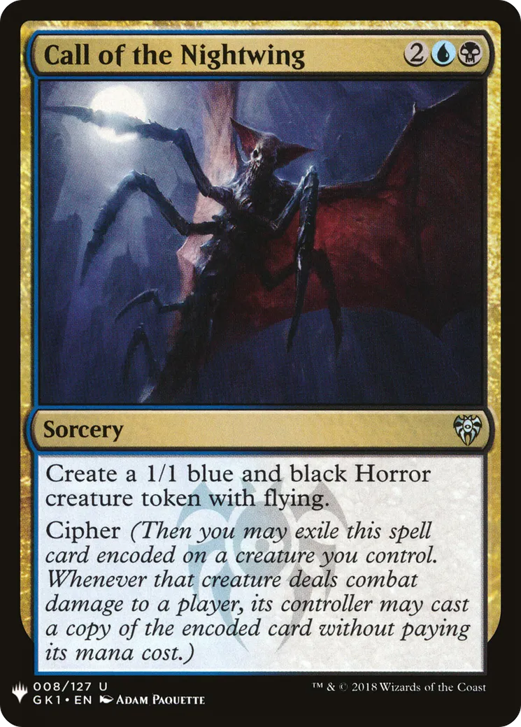 Appel de l'ailenuit — The List — Magic: The Gathering