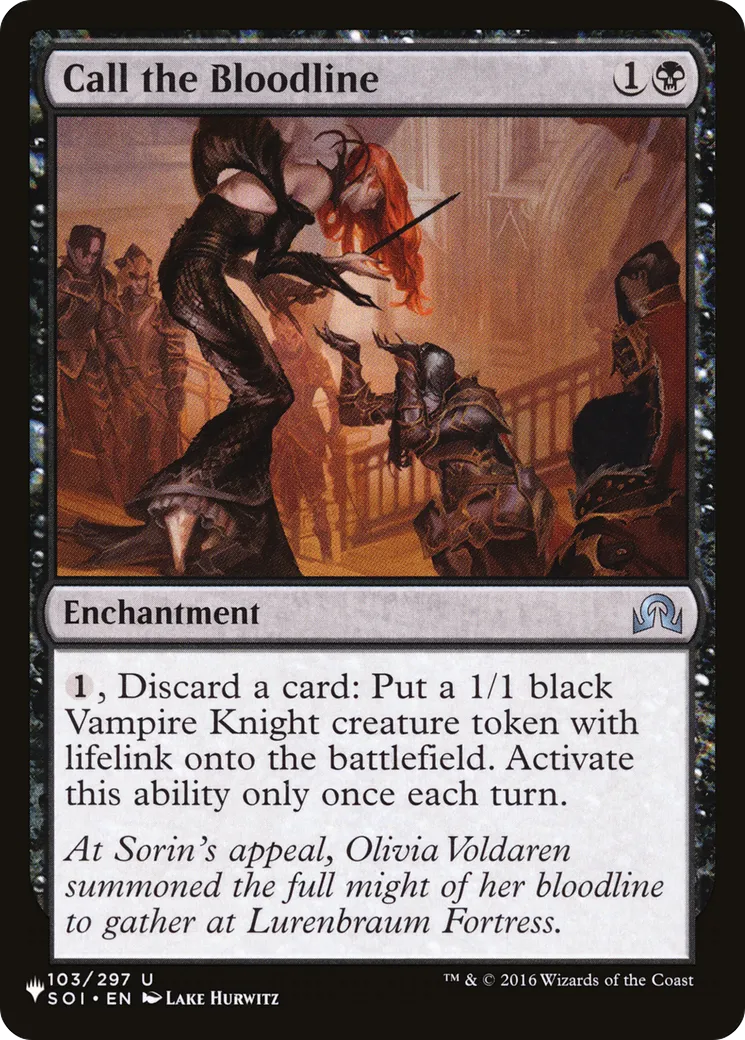 Call the Bloodline — The List — Magic: The Gathering