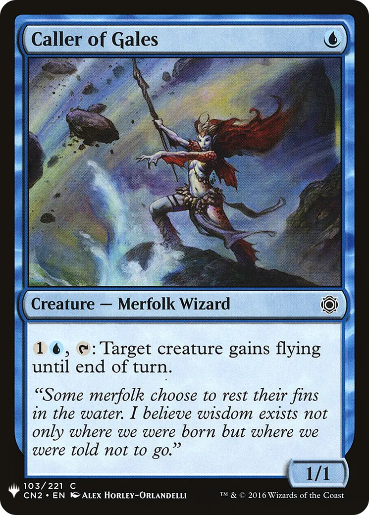 Meneuse des bourrasques — The List — Magic: The Gathering