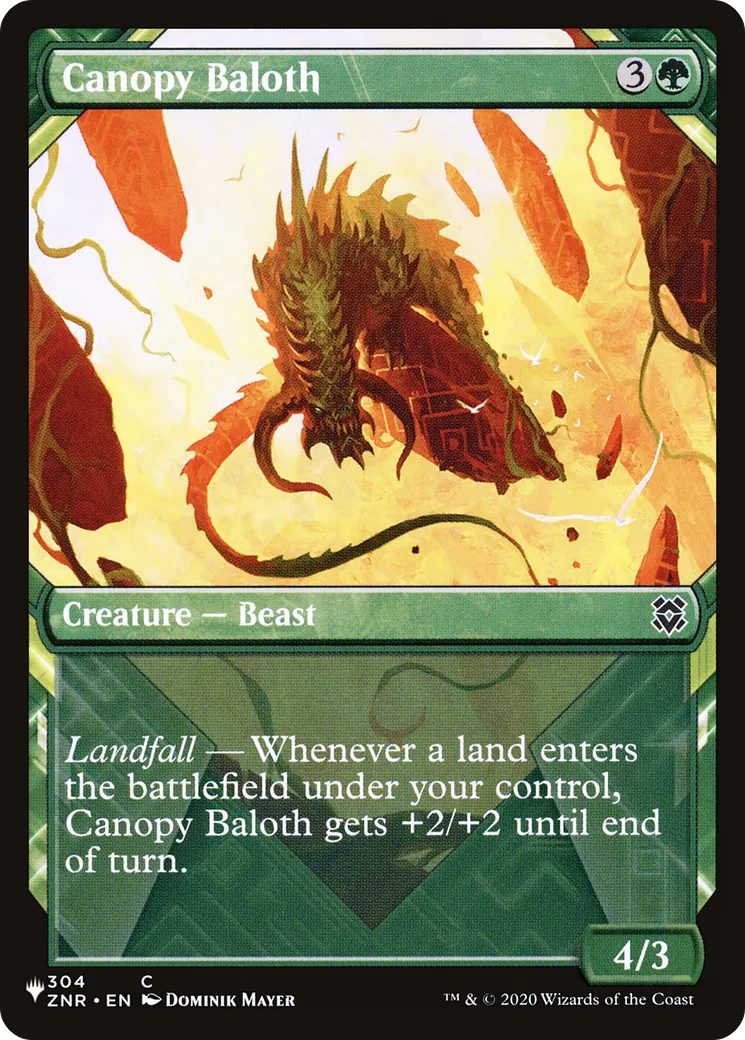 Baloth de la canopée — The List — Magic: The Gathering