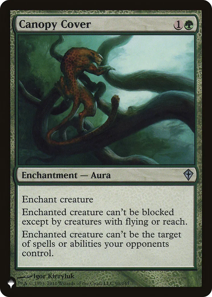 Couvert de la canopée — The List — Magic: The Gathering