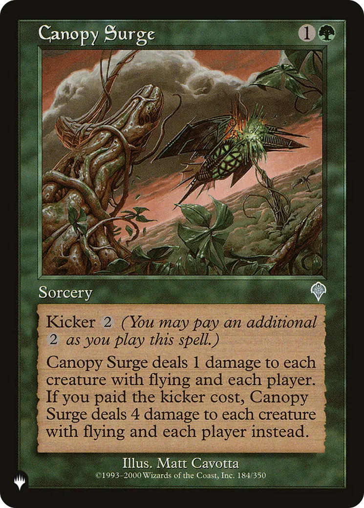 Ondulations de la canopée — The List — Magic: The Gathering