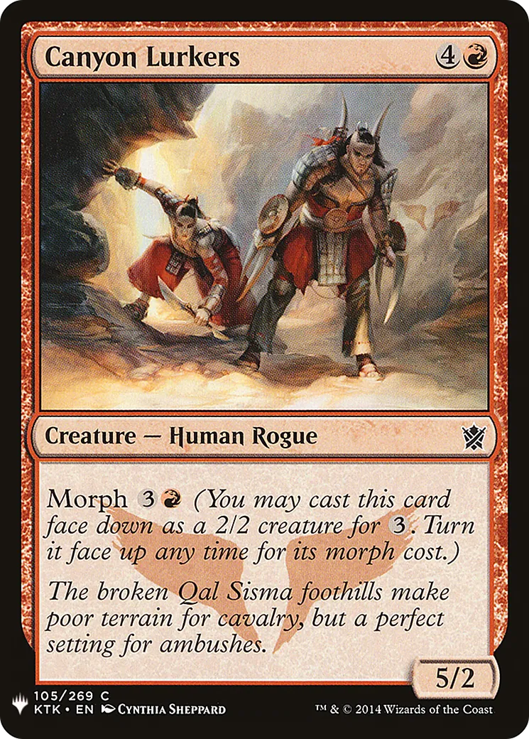 Canyon Lurkers — The List — Magic: The Gathering
