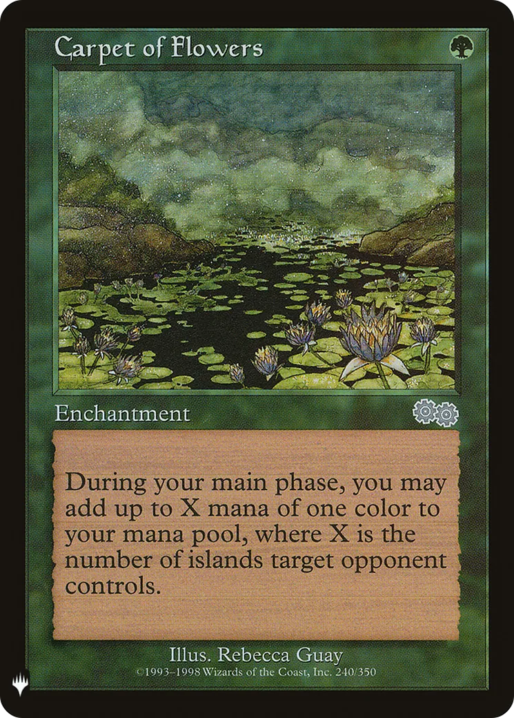 Carpet of Flowers from The List - Magic: The Gathering