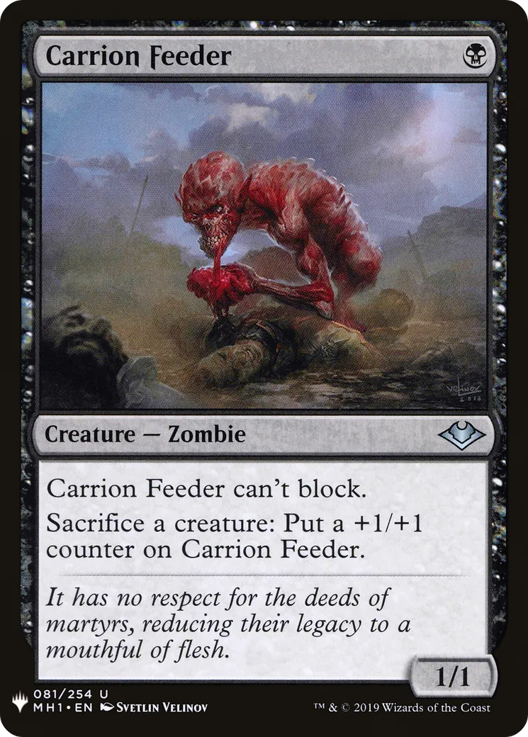 Carrion Feeder — The List — Magic: The Gathering