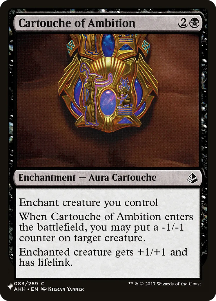 Cartouche d'ambition — The List — Magic: The Gathering