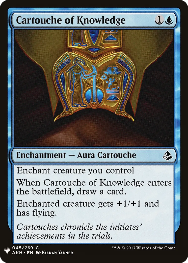 Cartouche de connaissance — The List — Magic: The Gathering