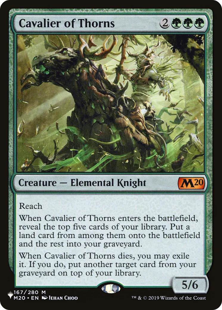 Cavalier d'épines — The List — Magic: The Gathering