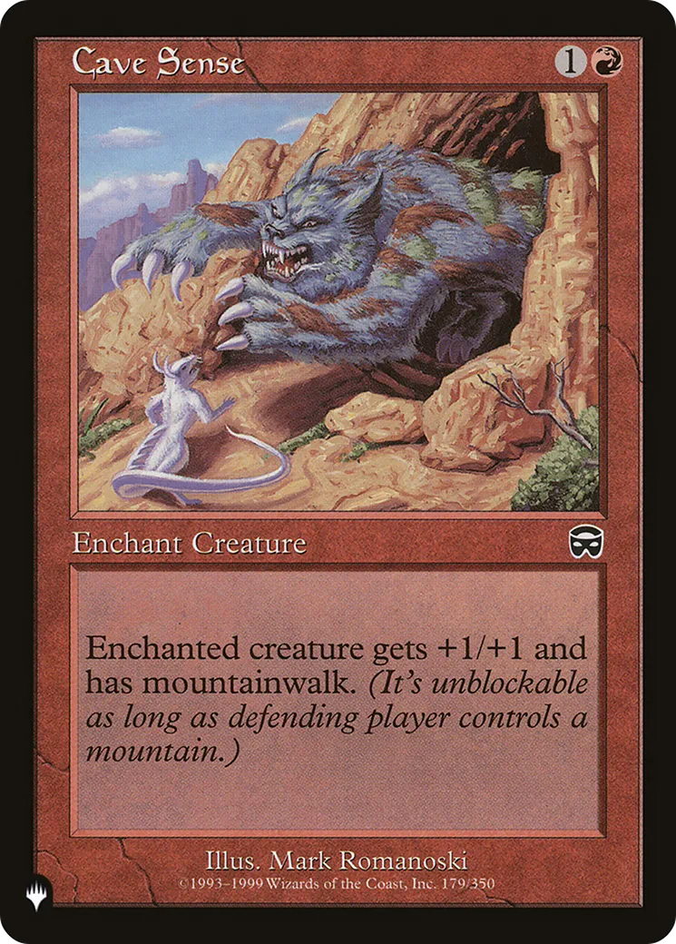 Cave Sense — The List — Magic: The Gathering