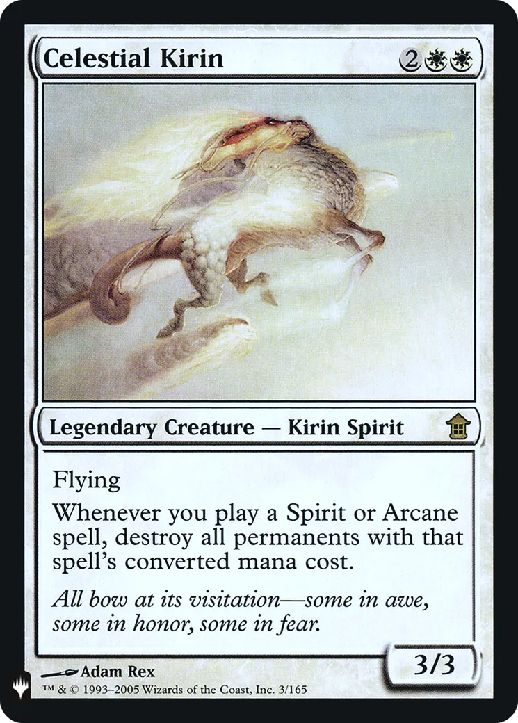 Kirin céleste — The List — Magic: The Gathering