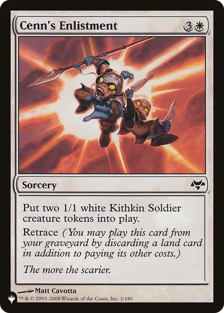 Cenn's Enlistment — The List — Magic: The Gathering