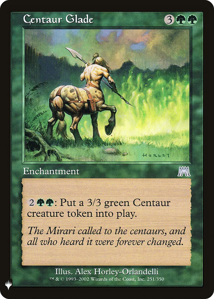 Clairière des centaures — The List — Magic: The Gathering