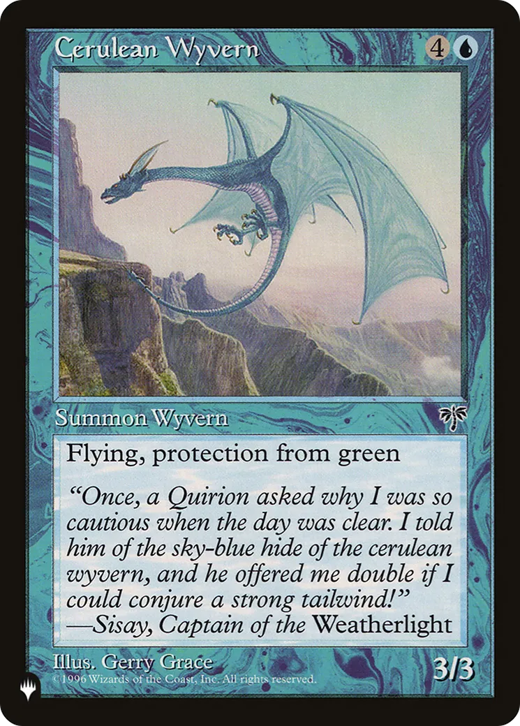 Cerulean Wyvern — The List — Magic: The Gathering