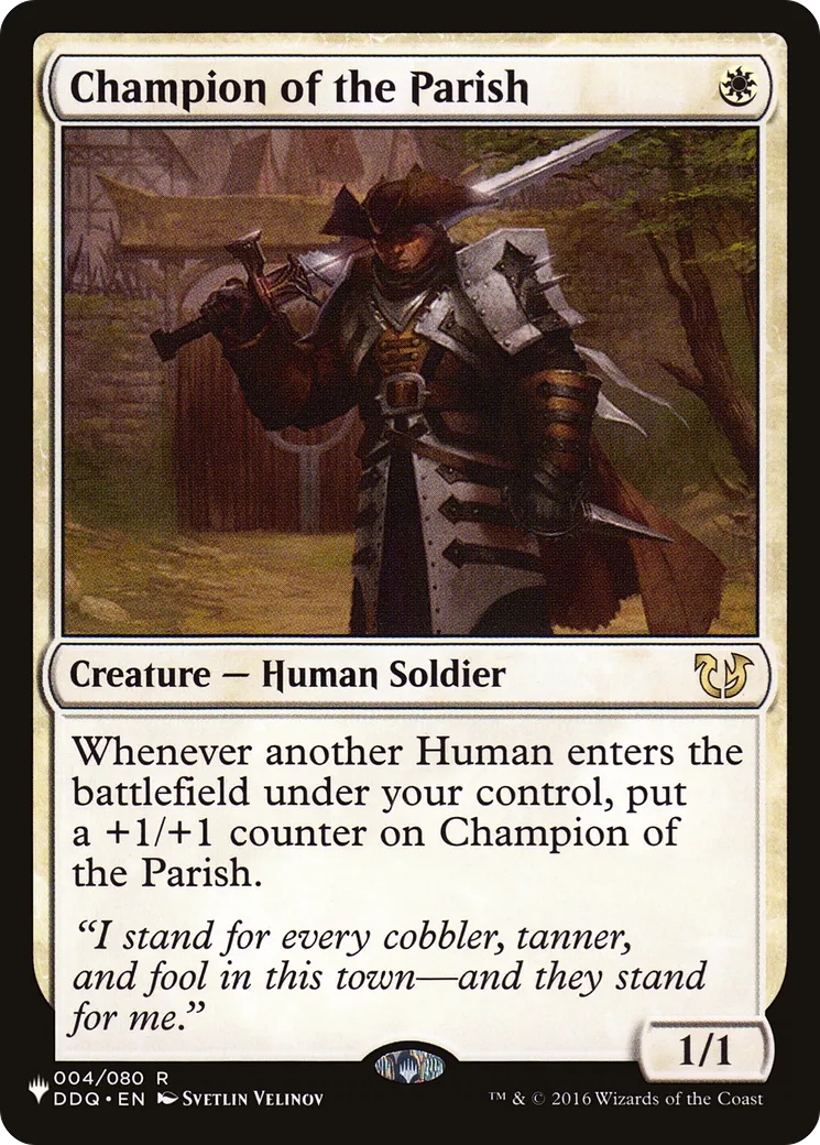 Champion of the Parish — The List — Magic: The Gathering