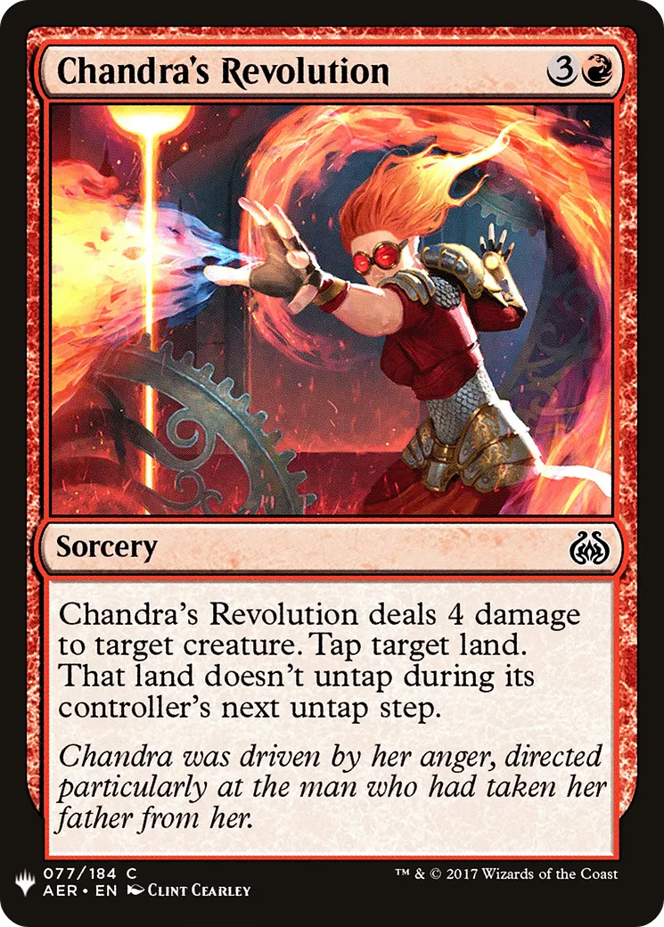 Chandra's Revolution — The List — Magic: The Gathering
