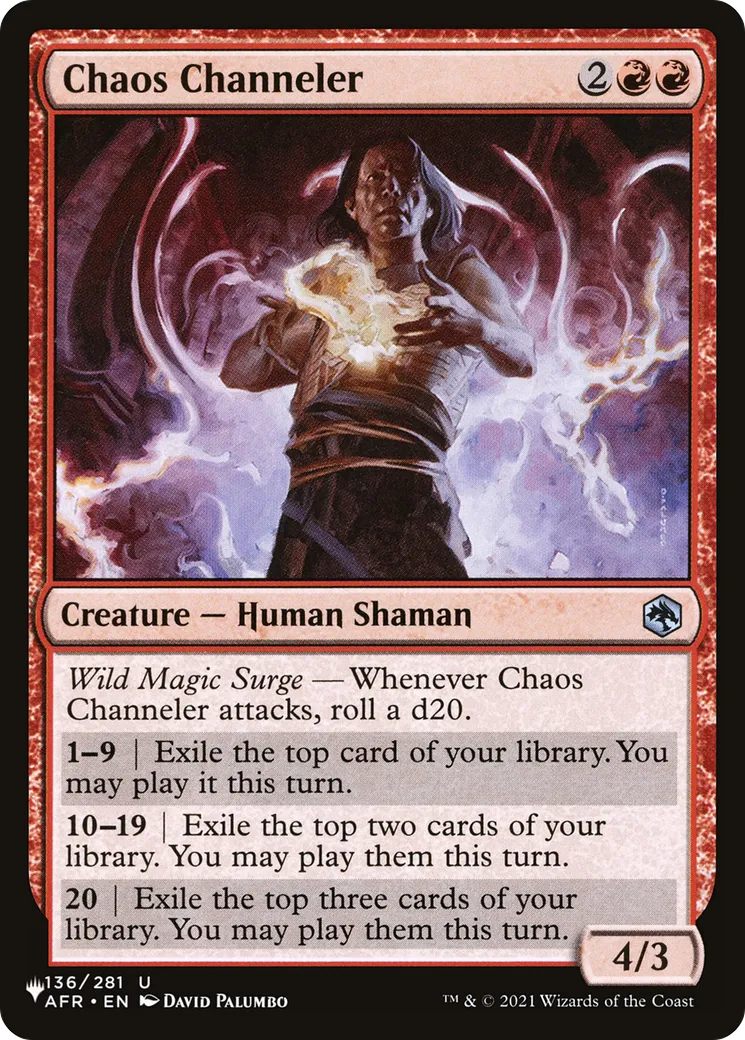 Chaos Channeler — The List — Magic: The Gathering