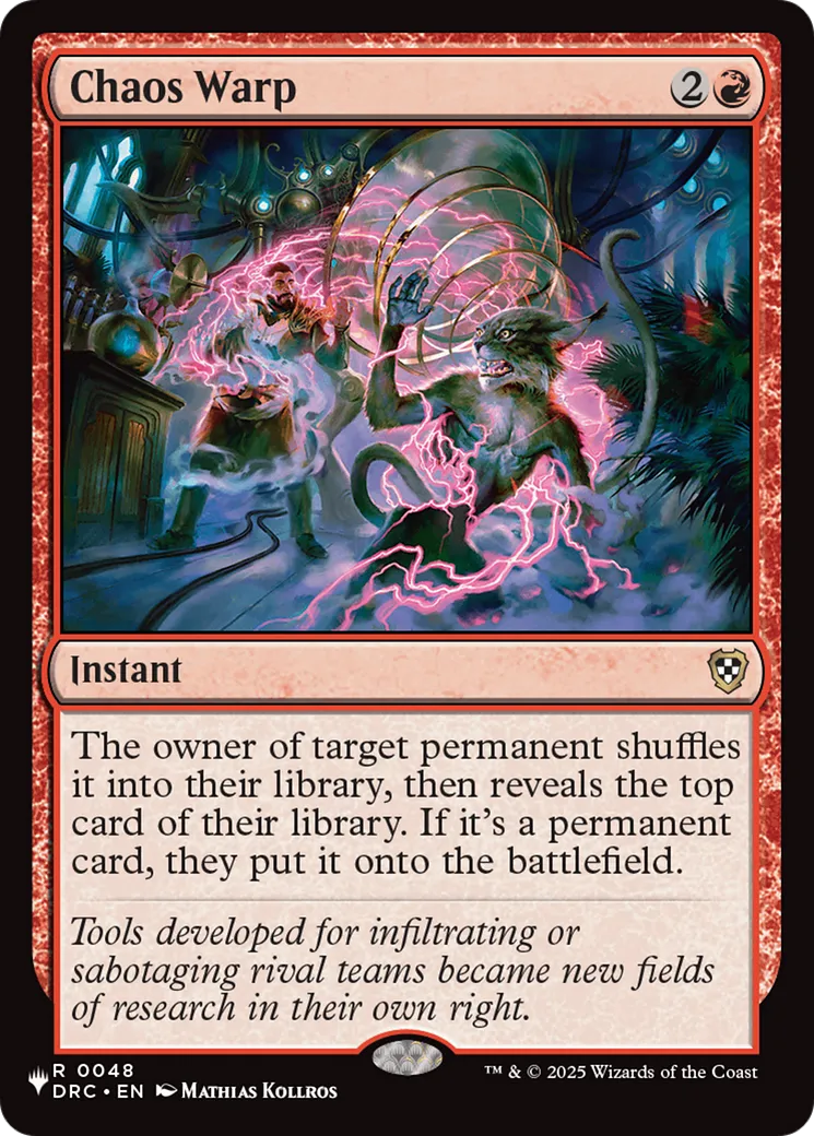 Distorsion chaotique — The List — Magic: The Gathering