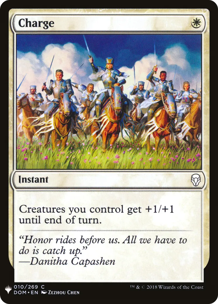 Charge — The List — Magic: The Gathering