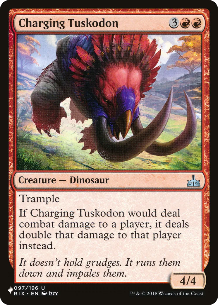Charging Tuskodon — The List — Magic: The Gathering