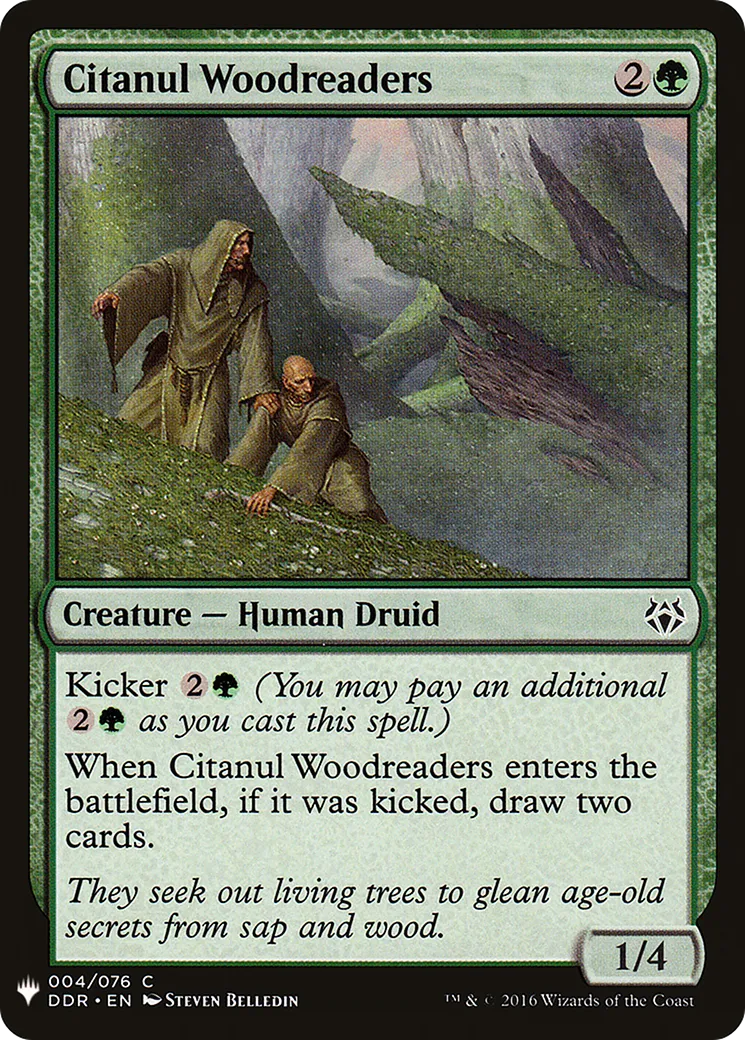 Déchiffre-bois de Citalune — The List — Magic: The Gathering