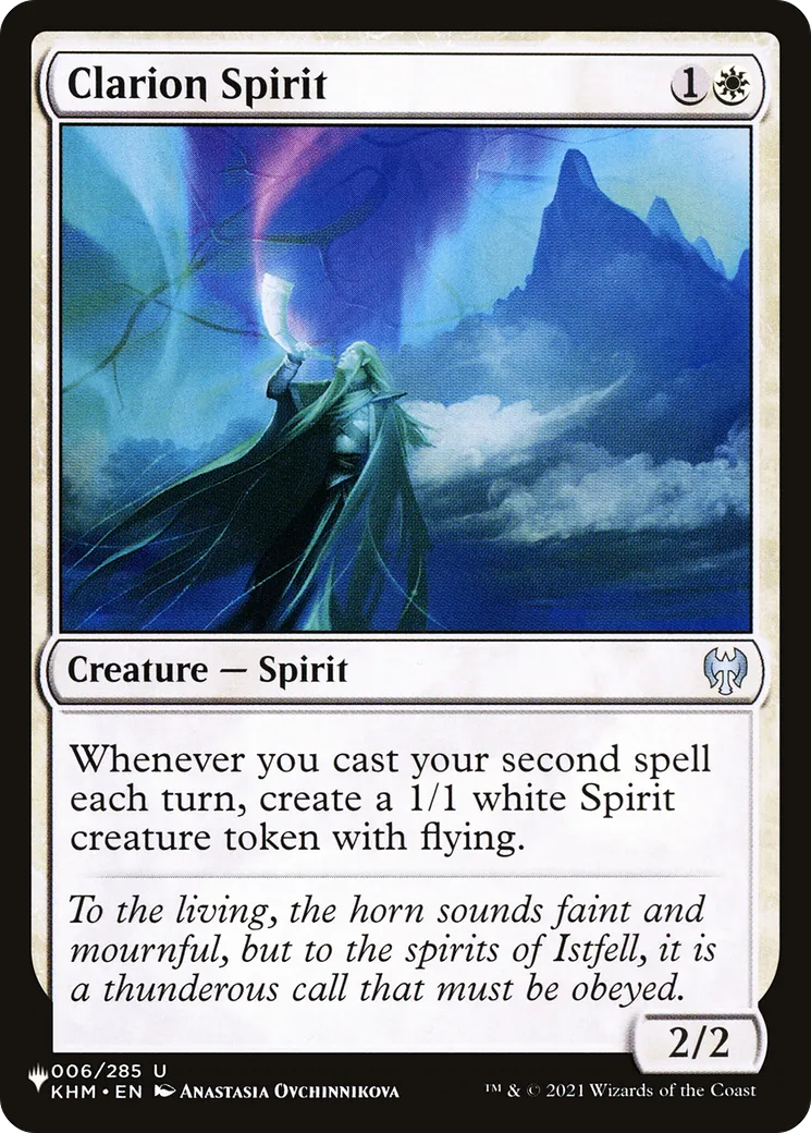 Clarion Spirit — The List — Magic: The Gathering