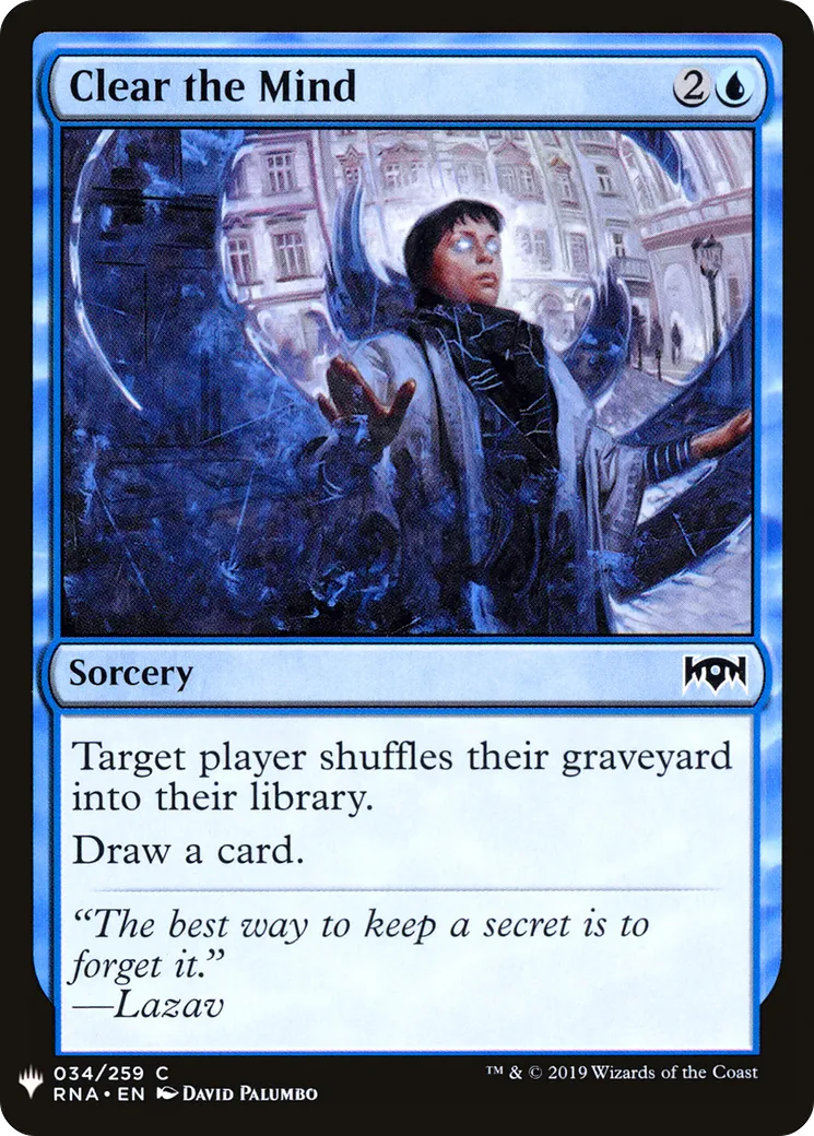 Vider l'esprit — The List — Magic: The Gathering