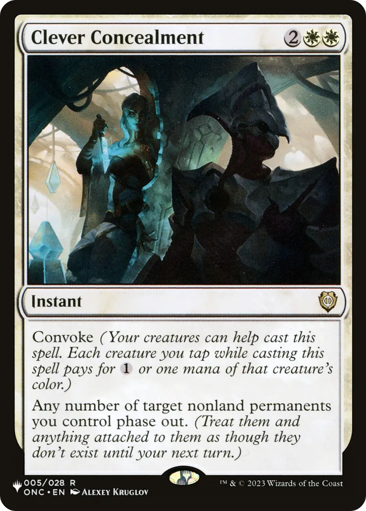 Clever Concealment — The List — Magic: The Gathering
