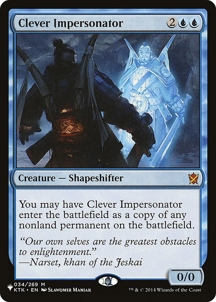 Imitateur rusé — The List — Magic: The Gathering