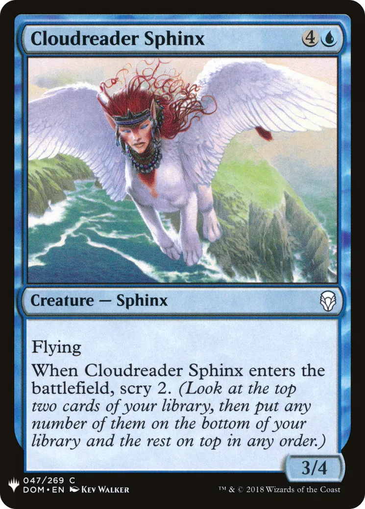 Sphinx déchiffre-nuage — The List — Magic: The Gathering