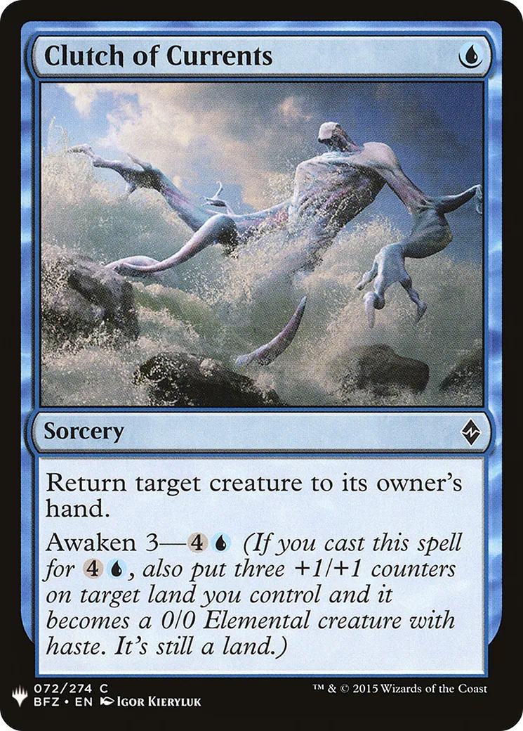 Emprise des courants — The List — Magic: The Gathering