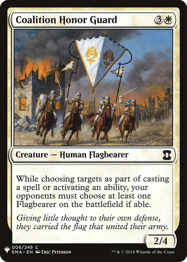 Garde d'honneur de la Coalition — The List — Magic: The Gathering