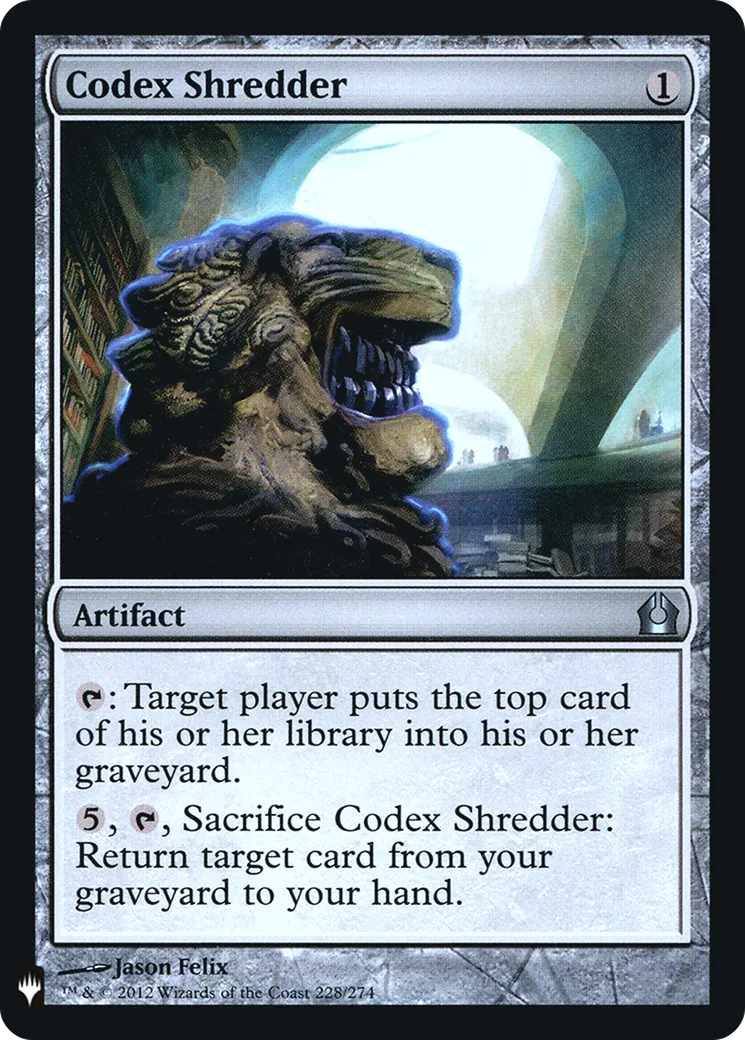 Codex Shredder — The List — Magic: The Gathering