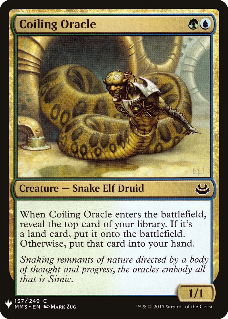 Oracle annelé — The List — Magic: The Gathering