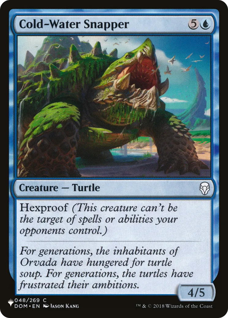 Claqueur des eaux froides — The List — Magic: The Gathering