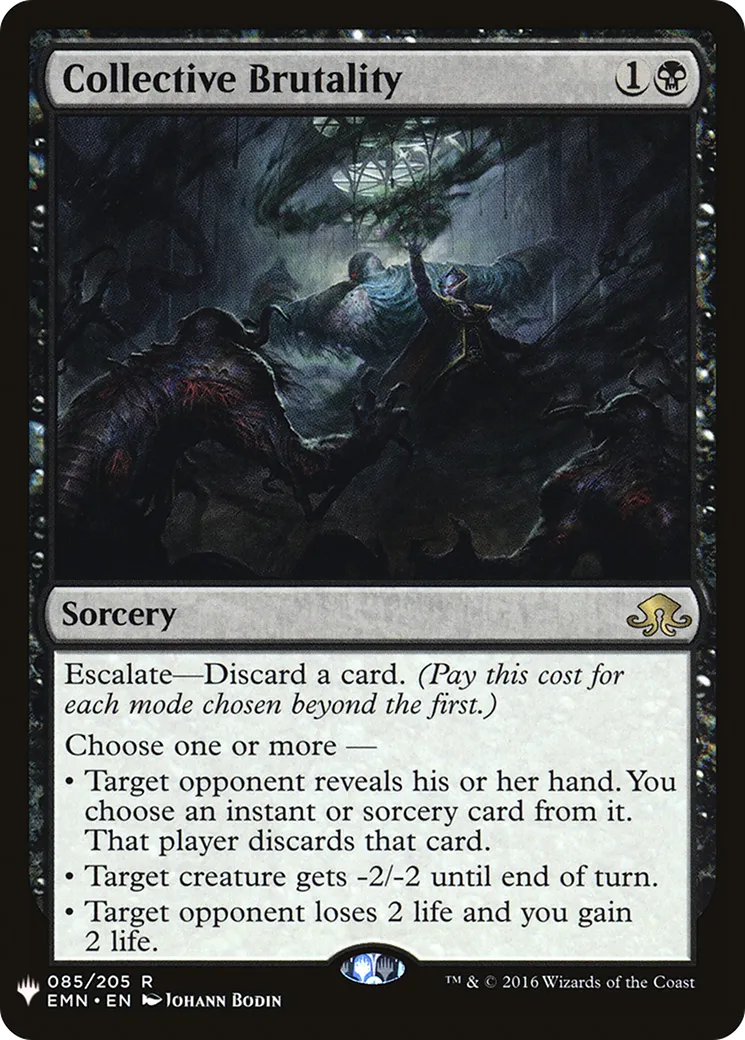 Brutalité collective — The List — Magic: The Gathering