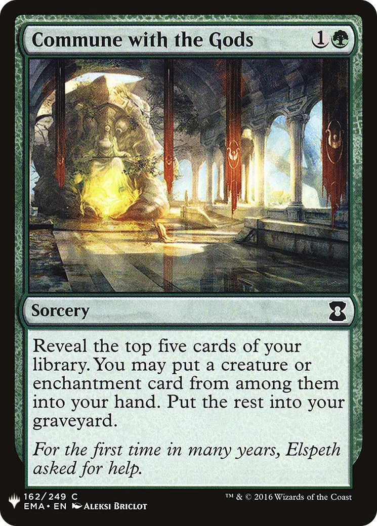 Communion avec les dieux — The List — Magic: The Gathering