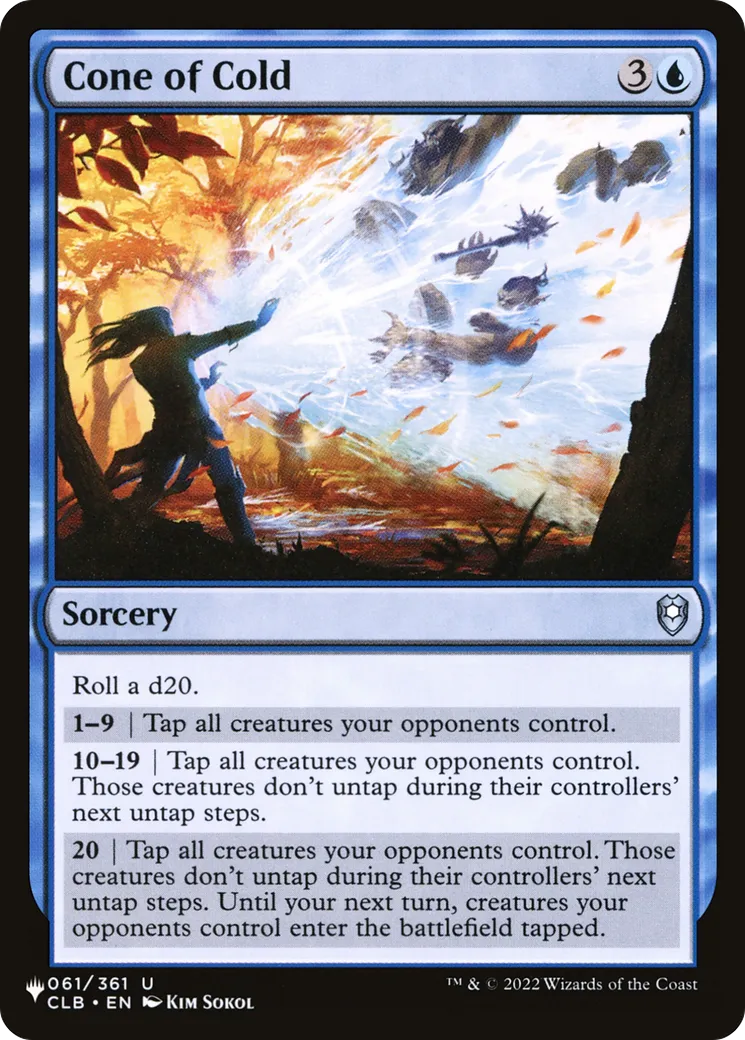 Cone of Cold — The List — Magic: The Gathering