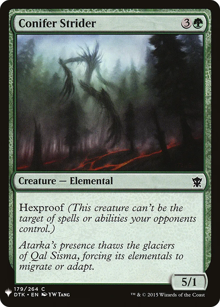 Conifer Strider — The List — Magic: The Gathering