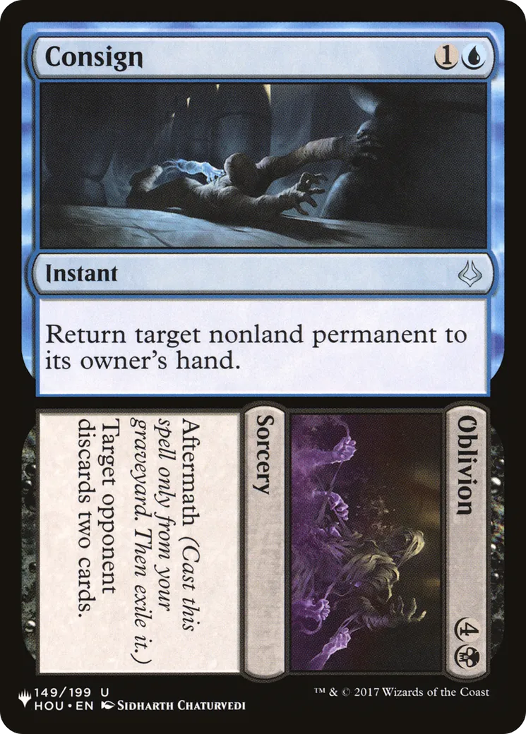 Reléguer // Oubliettes — The List — Magic: The Gathering