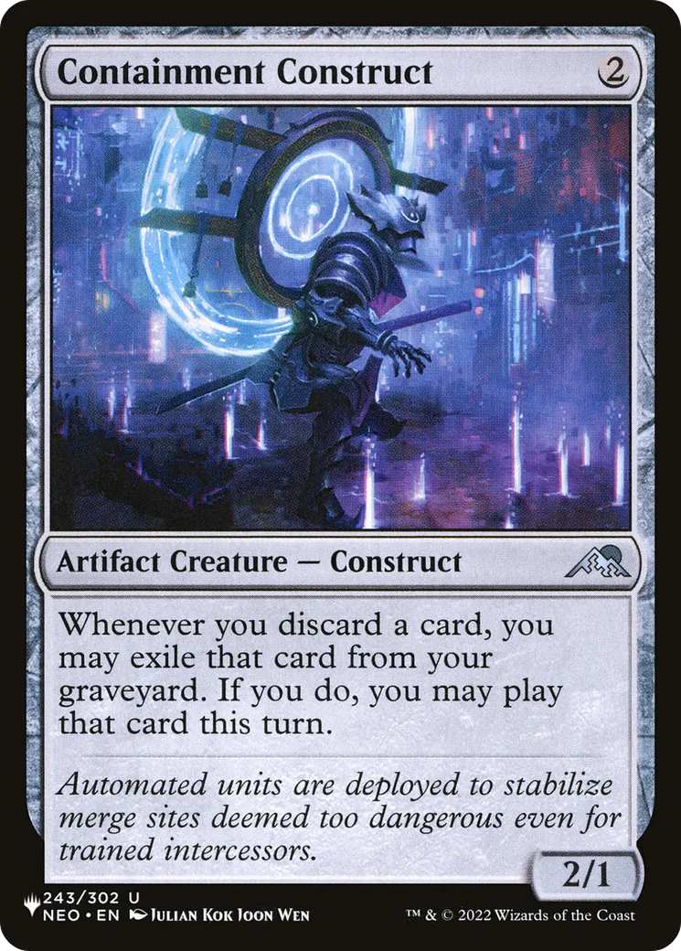 Construction de confinement — The List — Magic: The Gathering