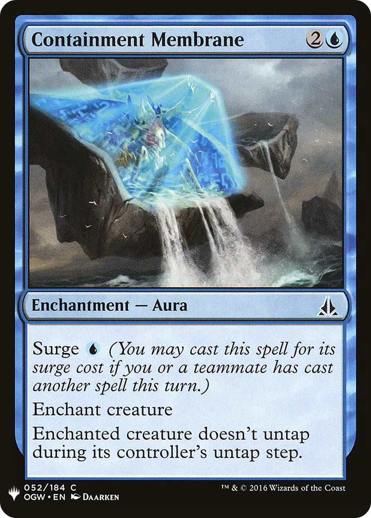 Membrane de confinement — The List — Magic: The Gathering