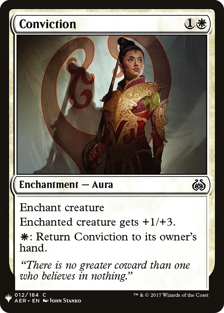 Conviction — The List — Magic: The Gathering