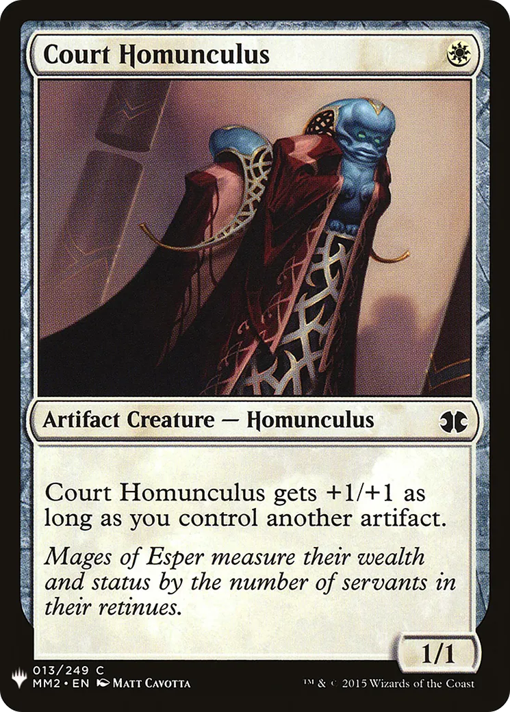 Court Homunculus — The List — Magic: The Gathering