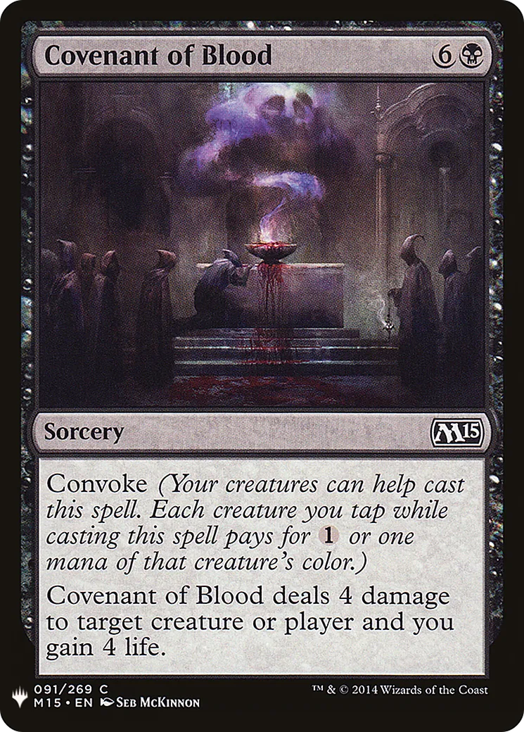 Covenant of Blood — The List — Magic: The Gathering