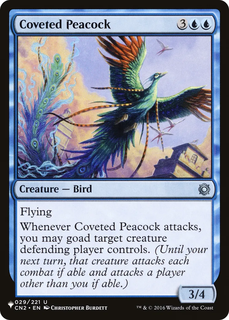 Paon convoité — The List — Magic: The Gathering